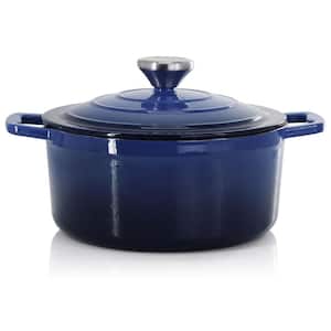 Megachef MegaChef 2.7 Quart Round Enameled Cast Iron Casserole in