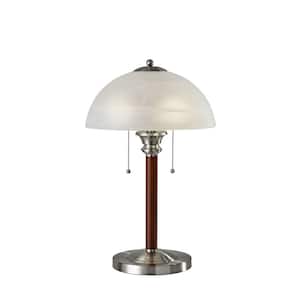 Lexington 22.5 in. Dark Walnut Table Lamp