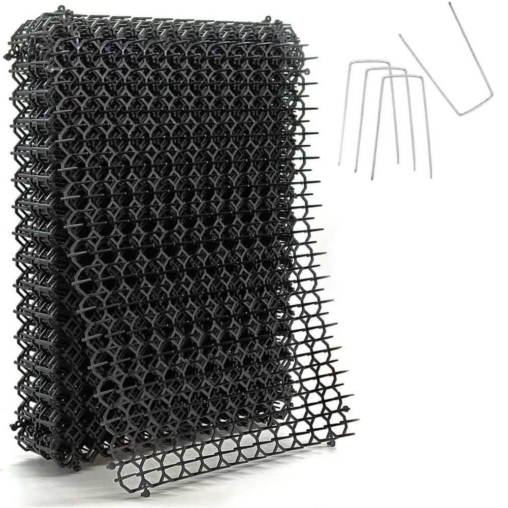 SenQWFa 16 in. ft. 13 in. Scat Mat Cat Deterrent 8-Pack Humane