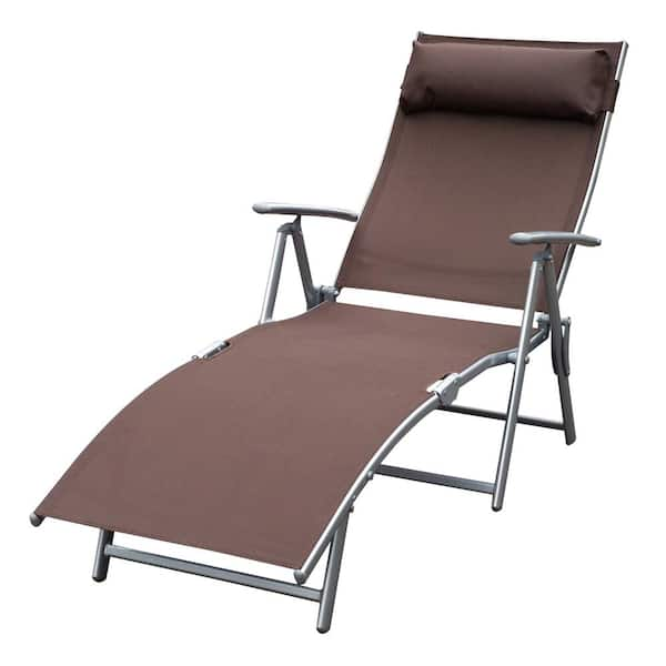 steel folding chaise lounge chair