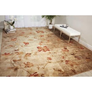 Somerset Multicolor 10 ft. x 13 ft. Floral Contemporary Area Rug