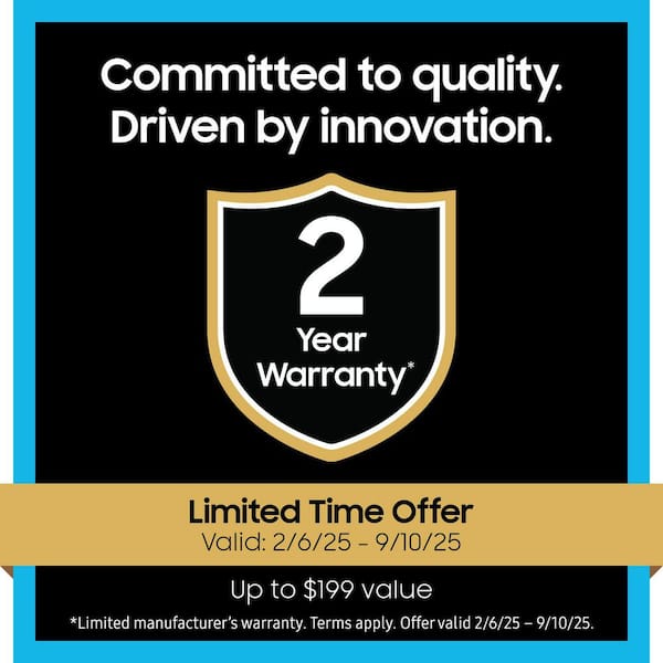 5.3 cu ft Bespoke AI Ventless All-in-One Washer Dryer Combo Electric with AI Home in Brushed Black