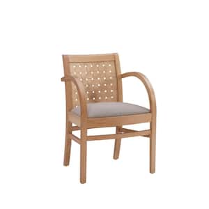 Charly Natural Arm Chair withUph seat