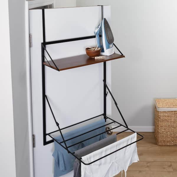 https://images.thdstatic.com/productImages/8603e1ad-ddb8-4aee-8211-22d65235c4a5/svn/black-walnut-honey-can-do-clothes-drying-racks-dry-09779-76_600.jpg