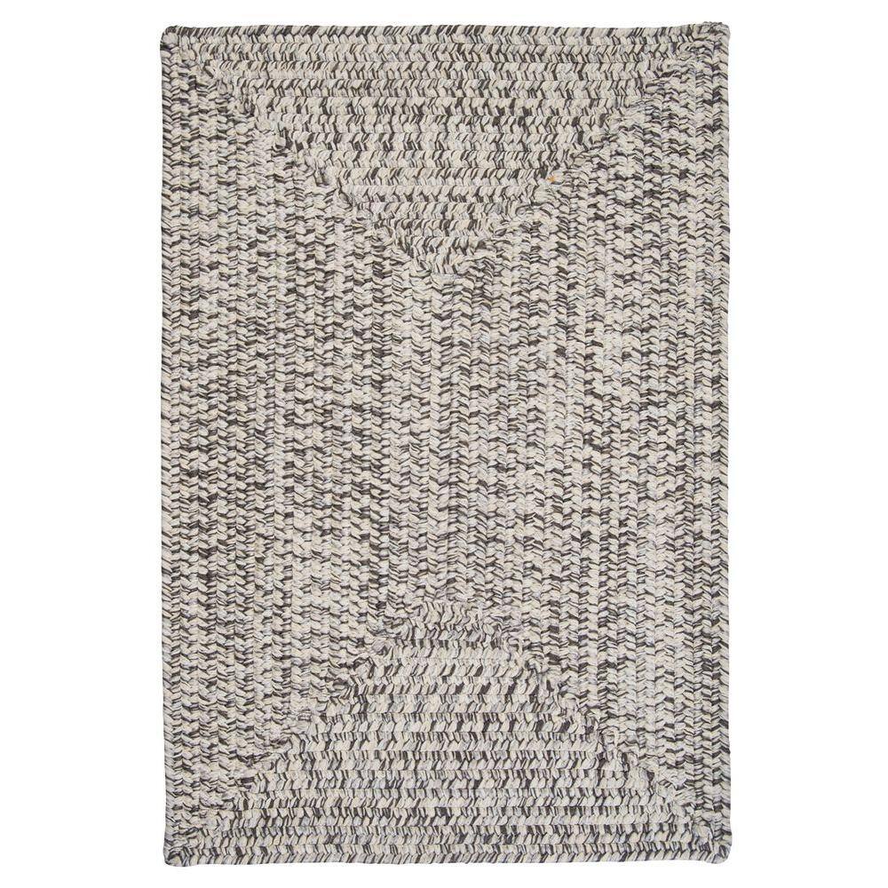Corsica Gray Tweed 10'x13' Braided Synthetic Outdoor Rug