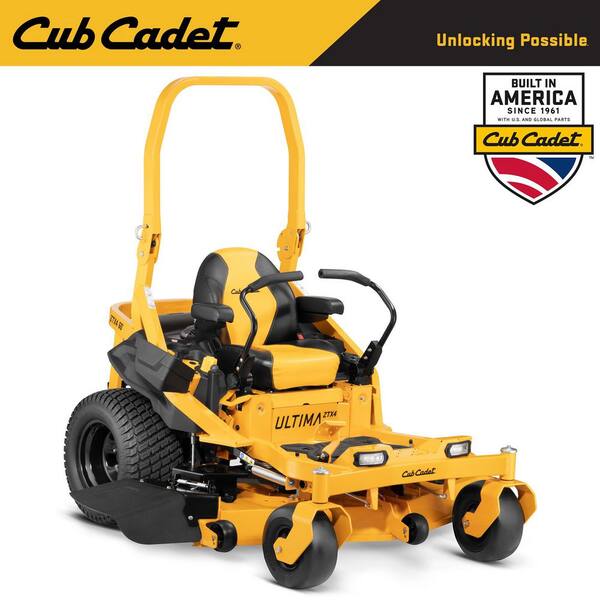 Ultima ZTX4 60 in. Fabricated Deck 24 HP V-Twin Kohler 7000 Pro Series Engine Zero Turn Mower with Roll Over Protection
