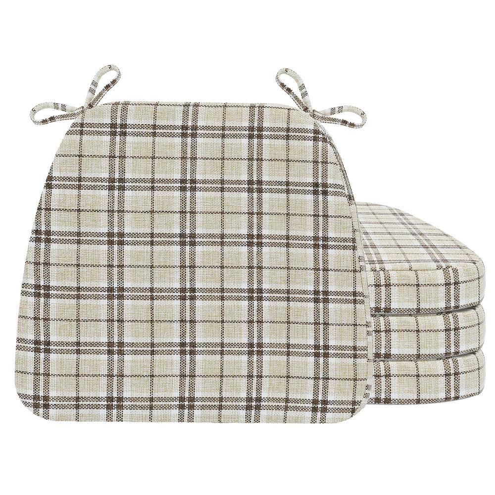 AAAAAcessories 16 in. x 17 in. Trapezoid Indoor Seat Cushion Dining