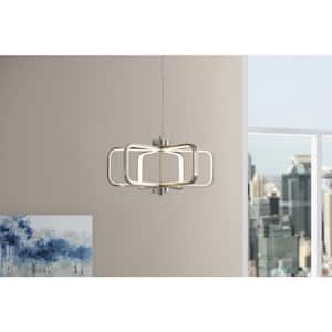 Birmingham 23-Watt Brushed Nickel Integrated LED Pendant