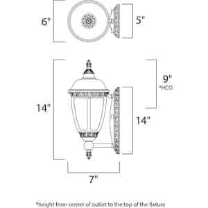 Knob Hill DC-Outdoor Wall Lantern Sconce