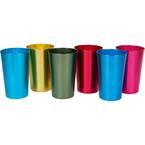 Set of 4 Libbey/® Impressions Highball Glasses in Assorted Colors