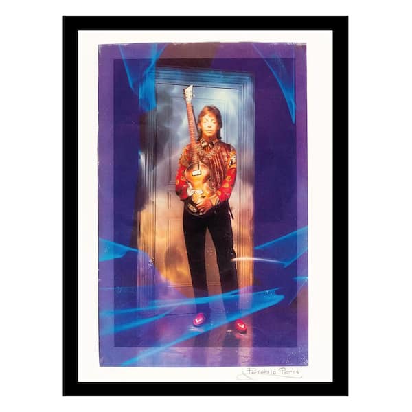 VENICE BEACH Collections Paul McCartney Stunning Legend Vintage by Fairchild Paris 1-Piece Framed Graphic Print Abstract 18 in. x 14 in.