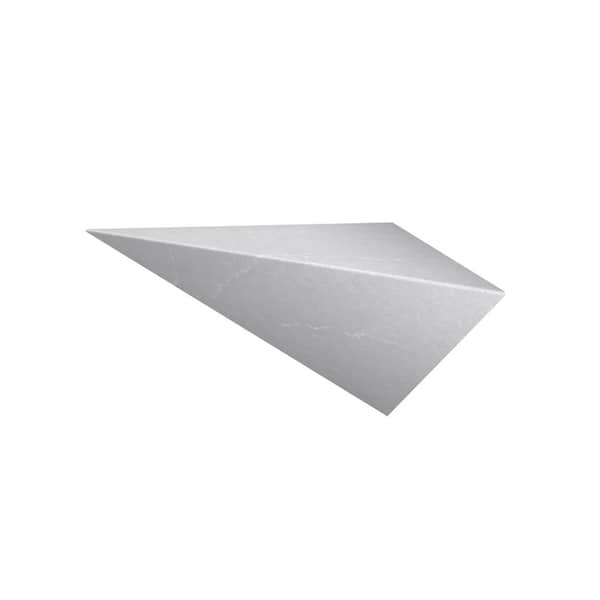 14 in. L x 27 in. W x 14 in. H Floating Corner Seat in Sea Salt