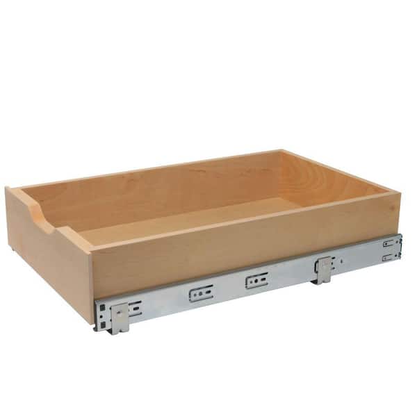 Knape & Vogt WMUB-11-4-R-ASP Soft-Close Wood Drawer Box, 5 by 11.625 by 22-inch