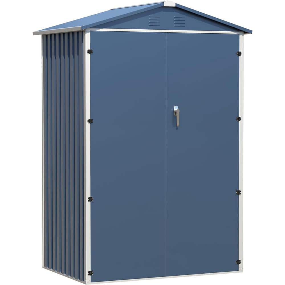 Professional Install Metal Shed 6 ft. W x 3 ft. D Metal Shed with Sliding D