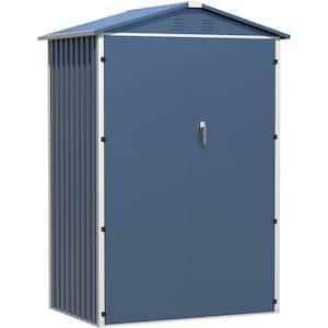 Professional Install Metal Shed 6 ft. W x 3 ft. D Metal Shed with Sliding Door (18 sq. ft.)