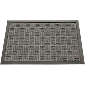 Wellington Carpet Doormat Charcoal 36 in. x 60 in. Rubber Carpet Mat