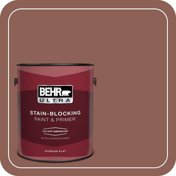 BEHR ULTRA 1 gal. #ECC-26-1 Cedar Grove Extra Durable Flat Interior Paint & Primer