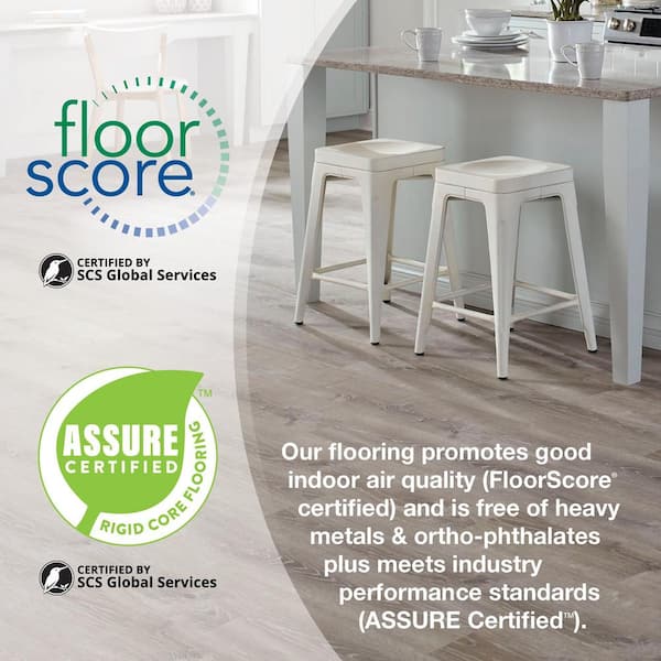 Lifeproof Woodacres Oak 8.7 in. W x 47.6 in. L Luxury Vinyl Plank Flooring (20.06 sq. ft./Case)