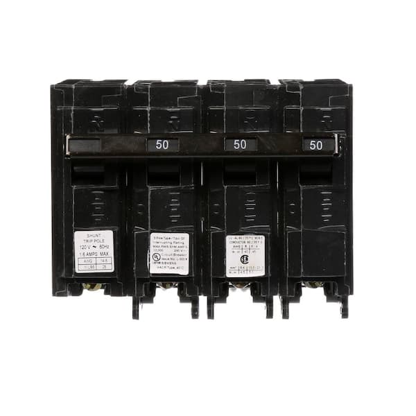 Siemens 50 Amp Three Pole Type QP Circuit Breaker with 120 Volt