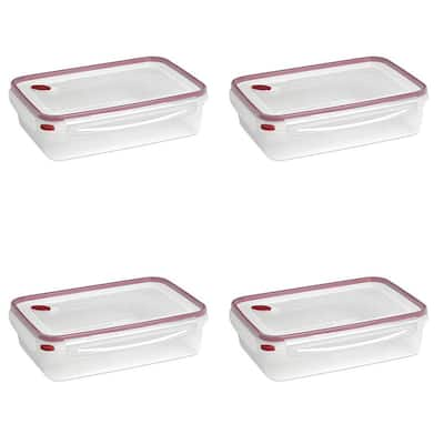 Plastic Food Storage Containers / Large Container with Lid, Leak Proof  Microwavable Freezer & Dishwasher Safe, 64 Ounce, 12 Pack - Bed Bath &  Beyond - 29043345