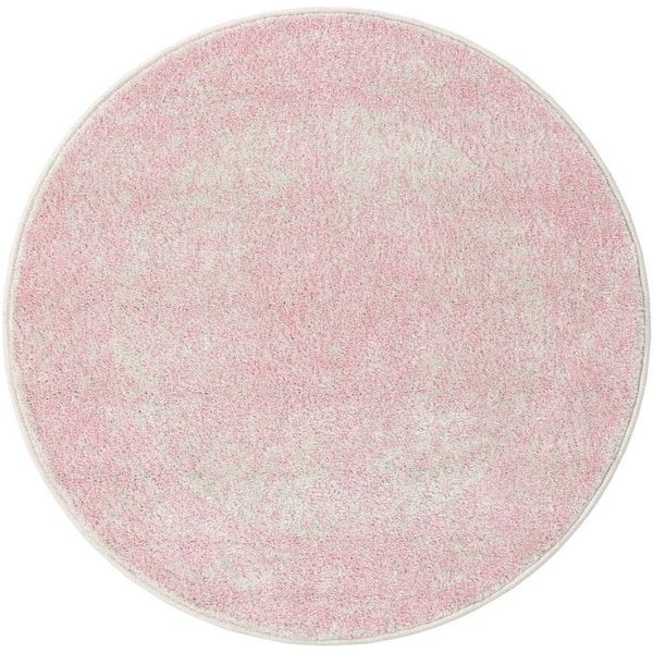 Bromley Midnight Pink 3 ft. Round Area Rug