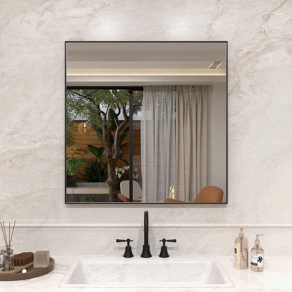 Sylanor 30 in. W x 30 in. H Rectangular Aluminum Framed Wall