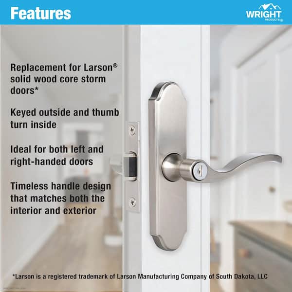 Wright Products Serenade Mortise Keyed Lever Mount Latch with