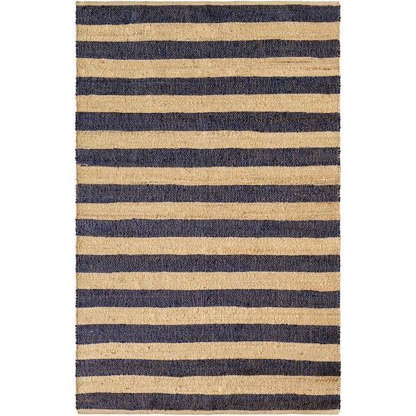 Livabliss Atina Black/Tan 2 ft. x 4 ft. Cottage Indoor Area Rug