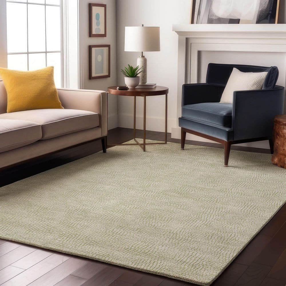 Mayfield Premium Machine Washable Abstract AMF1058 Aloe 10 ft. x 14 ft. Area Rug price history on PriceWatchPro