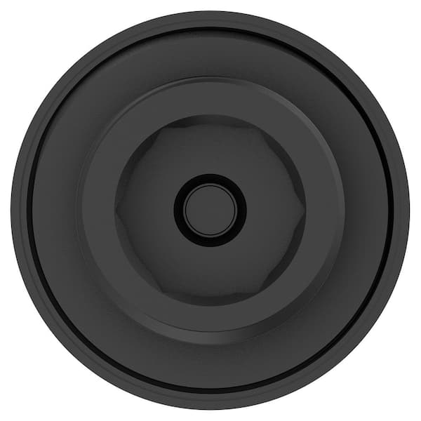 In-line Vacuum Breaker for Hand Shower, Matte Black