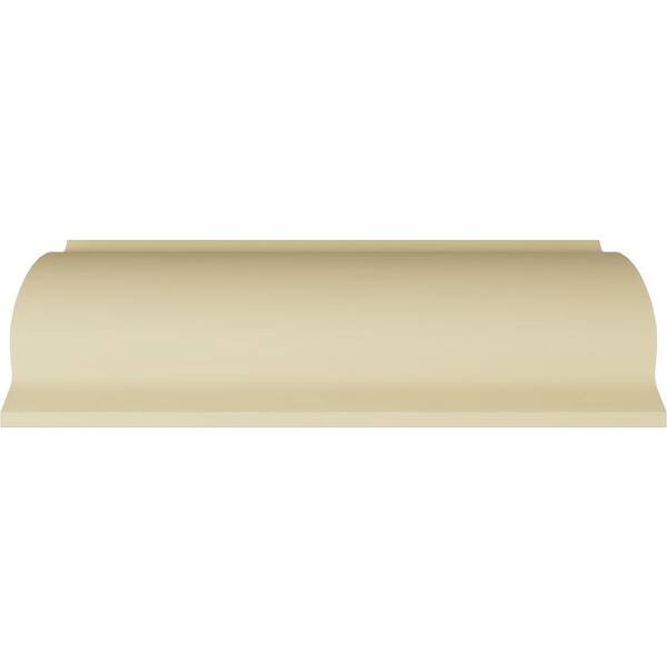 Ekena Millwork 9 in. x 7-3/4 in. x 94-1/2 in. Polyurethane Neuveau Crown Moulding