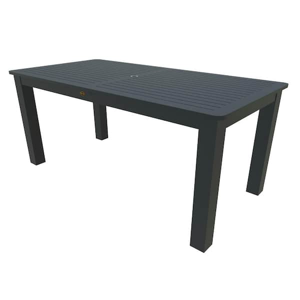 Highwood Commercial Grade Rectangular Recycled Plastic Outdoor Counter Height Table