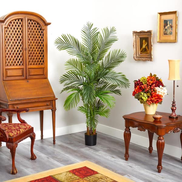 Nearly Natural 6 ft. Areca Palm Artificial Tree