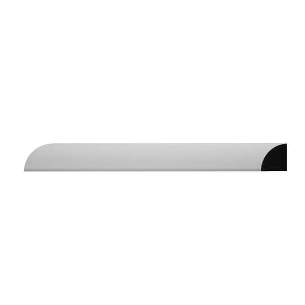 Ekena Millwork WM106 0.69 in. D x 0.69 in. W x 6 in. L Wood (Finger-Joint Pine) Quarter Round Sample