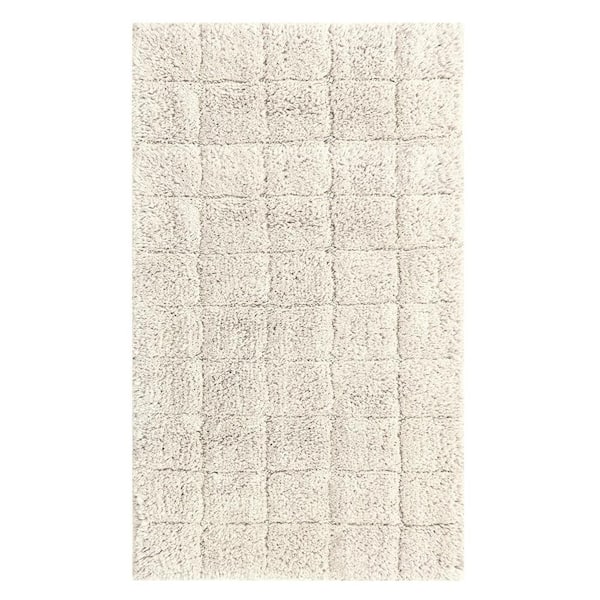 CASTLE HILL LONDON Summer Tile Ivory 20 in.x 30 in. Bath Rug