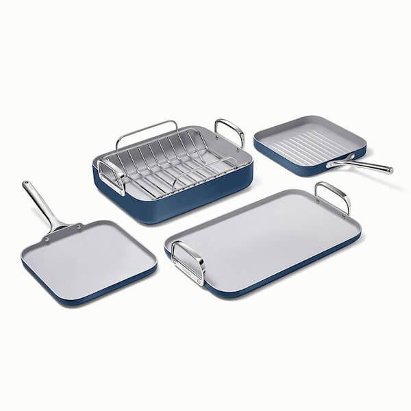 Caraway Non-Stick Ceramic Complete Bakeware Set Navy