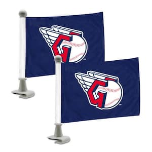 Cleveland Guardians Ambassador Car Flags - 2 Pack Mini Auto Flags, 4in X 6in
