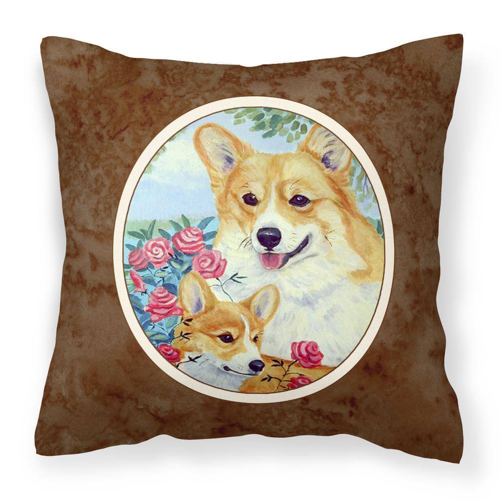 corgi throw pillow
