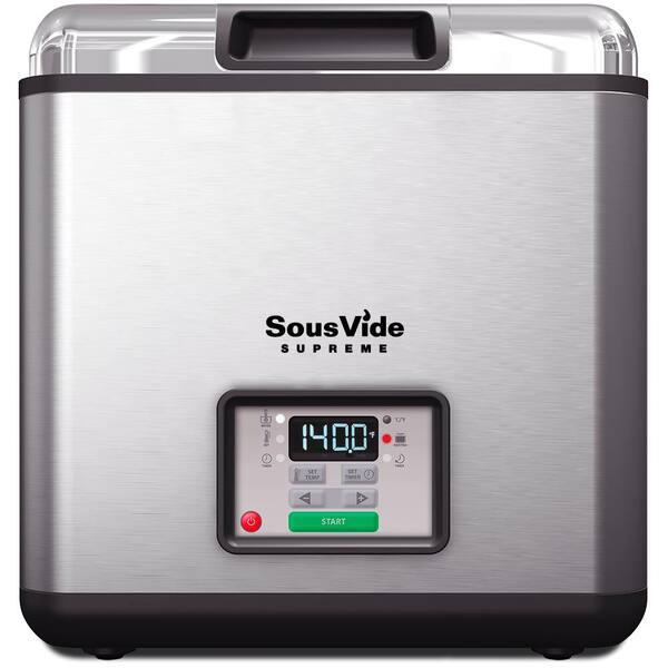 SousVide Supreme Supreme 11.6 Qt. Programmable Stainless Steel Slow Cooker with Built-In Timer and Temperature Control