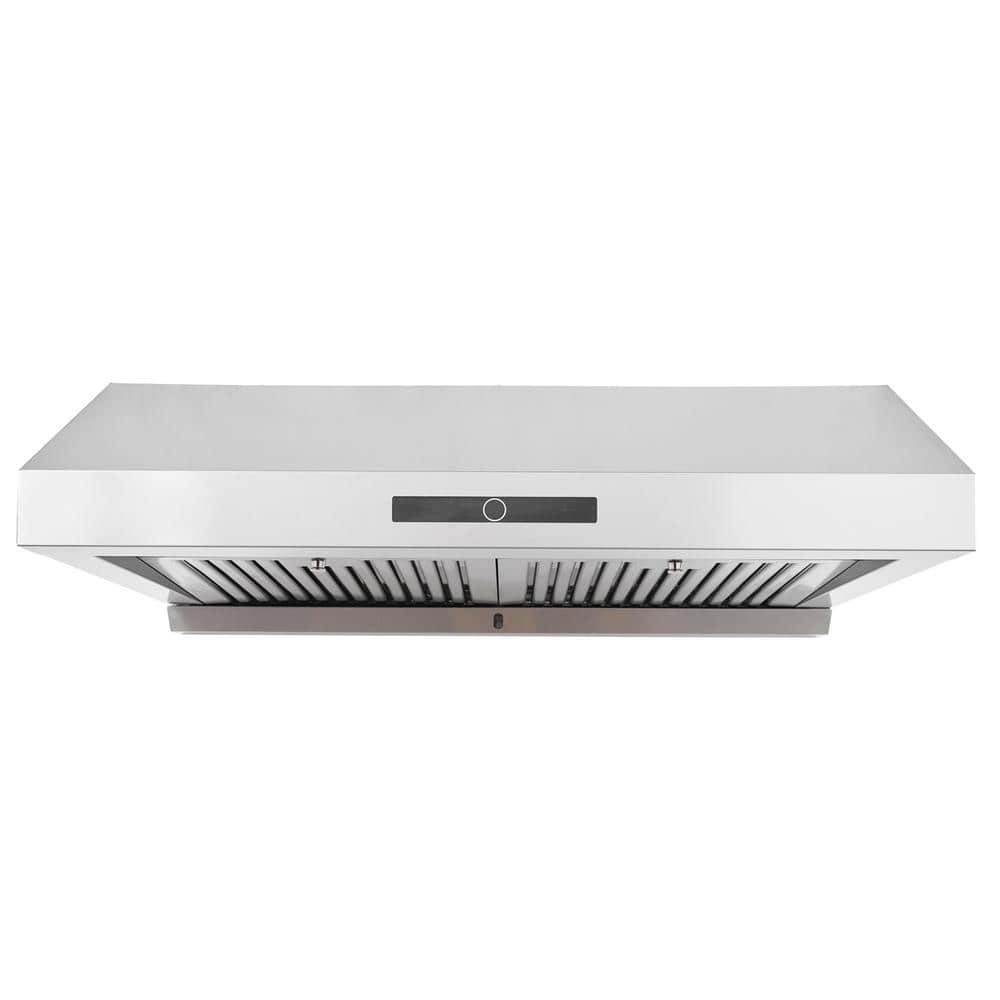 Under Cabinet Range Hood, 30 in. Ducted Under Cabinet Range Hood 30 in. Silver with Stainless Steel Permanent Filter