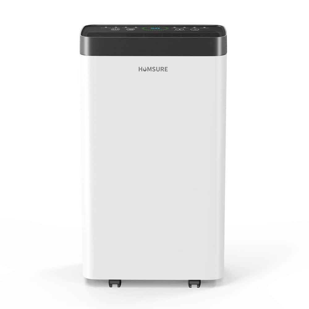 25 pt. 2500 sq. ft. Dehumidifier for Basement in White with Drain Hose, Bucket, with Continuous Run, Quick Cloth Dry price history on PriceWatchPro