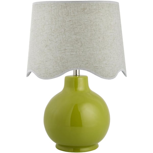 Livabliss Doheny DOH-011 22 in. H x 15 in. W x 15 in. D Accent Table Lamp, Green