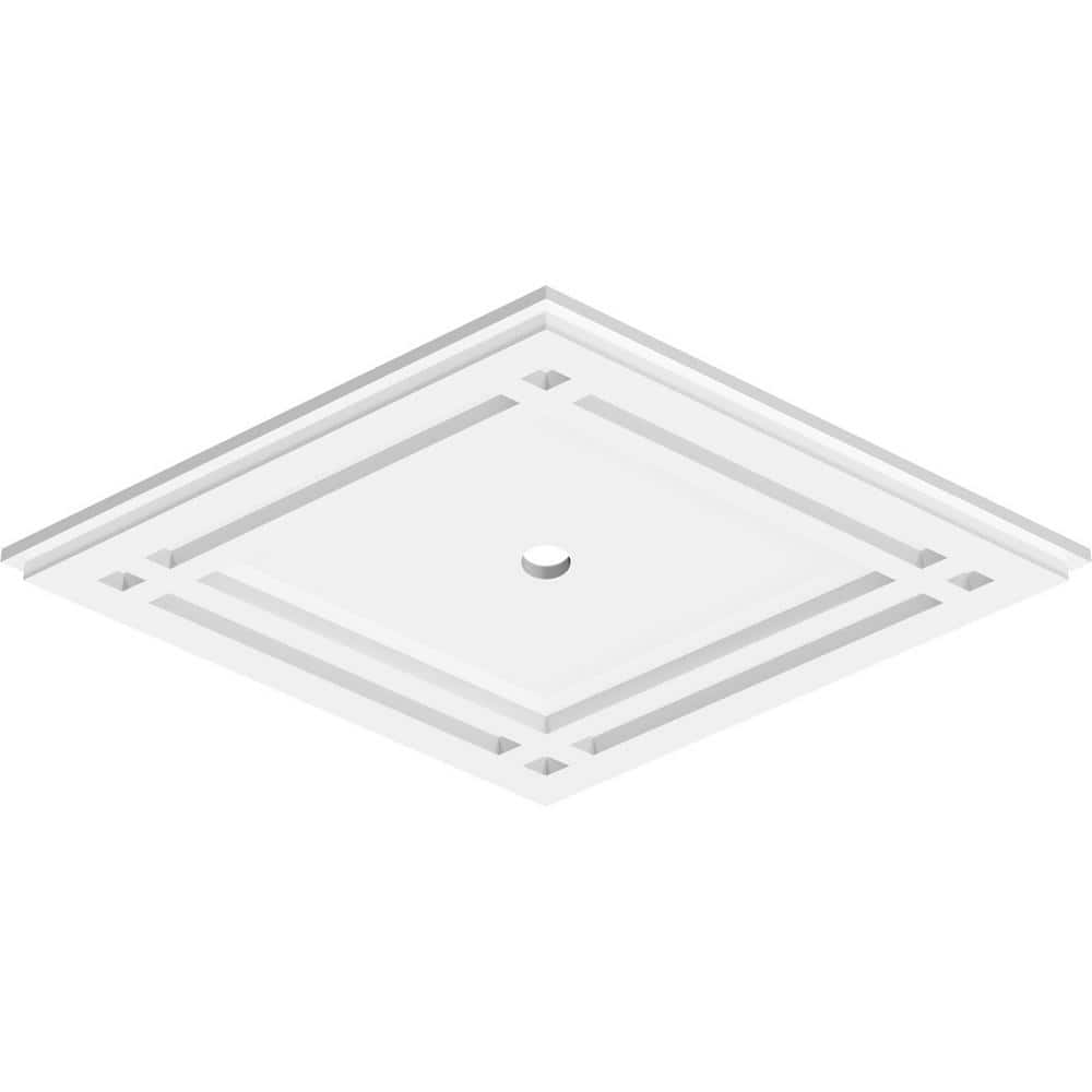 Diamond Architectural Grade PVC Contemporary Ceiling Medallion