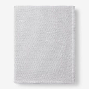 Organic Cotton Gray Solid Full Woven Blanket
