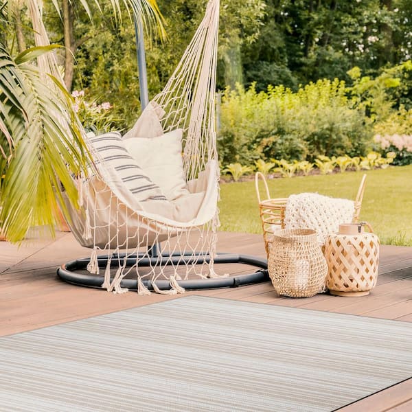 4x6 Water Resistant, Indoor Outdoor Rugs for Patios, Front Door