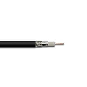 1000 ft. RG6/U Black Gel Filled Direct Burial Coaxial Cable