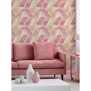 Coral Wallis Peel and Stick Wallpaper Sample