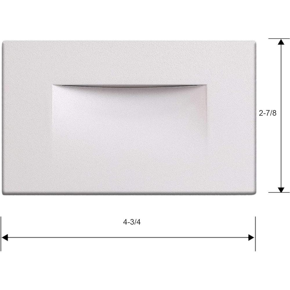 White Stainless Steel Dimmable LED Step Light