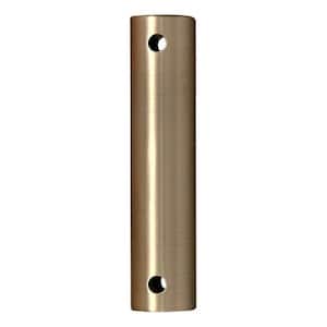 24 in. Brushed Satin Brass Extension Downrod