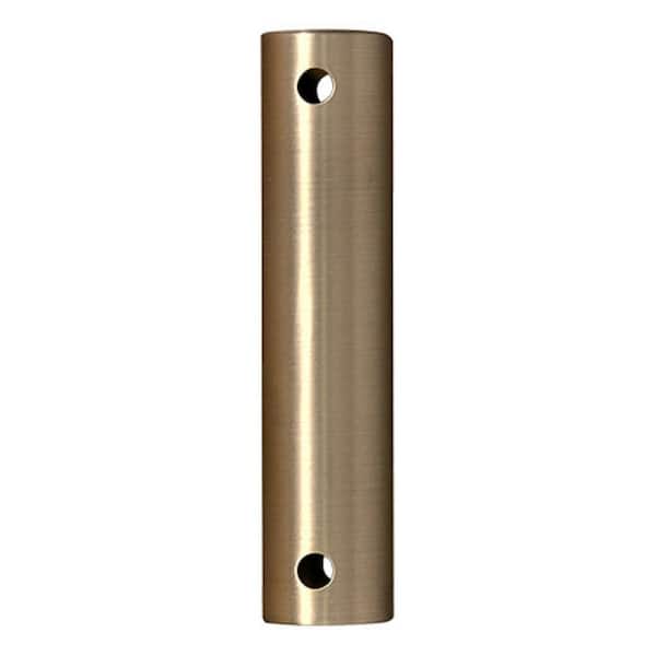 FANIMATION 36 in. Brushed Satin Brass Stainless Steel Extension Downrod